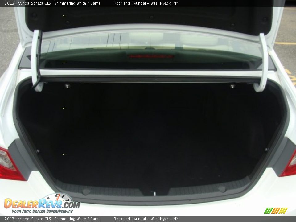 2013 Hyundai Sonata GLS Shimmering White / Camel Photo #21