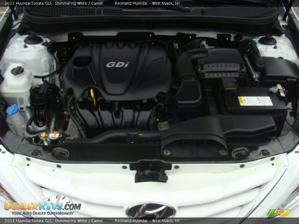 2013 Hyundai Sonata GLS Shimmering White / Camel Photo #29