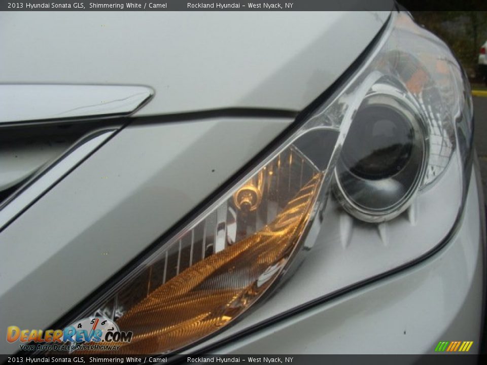 2013 Hyundai Sonata GLS Shimmering White / Camel Photo #30