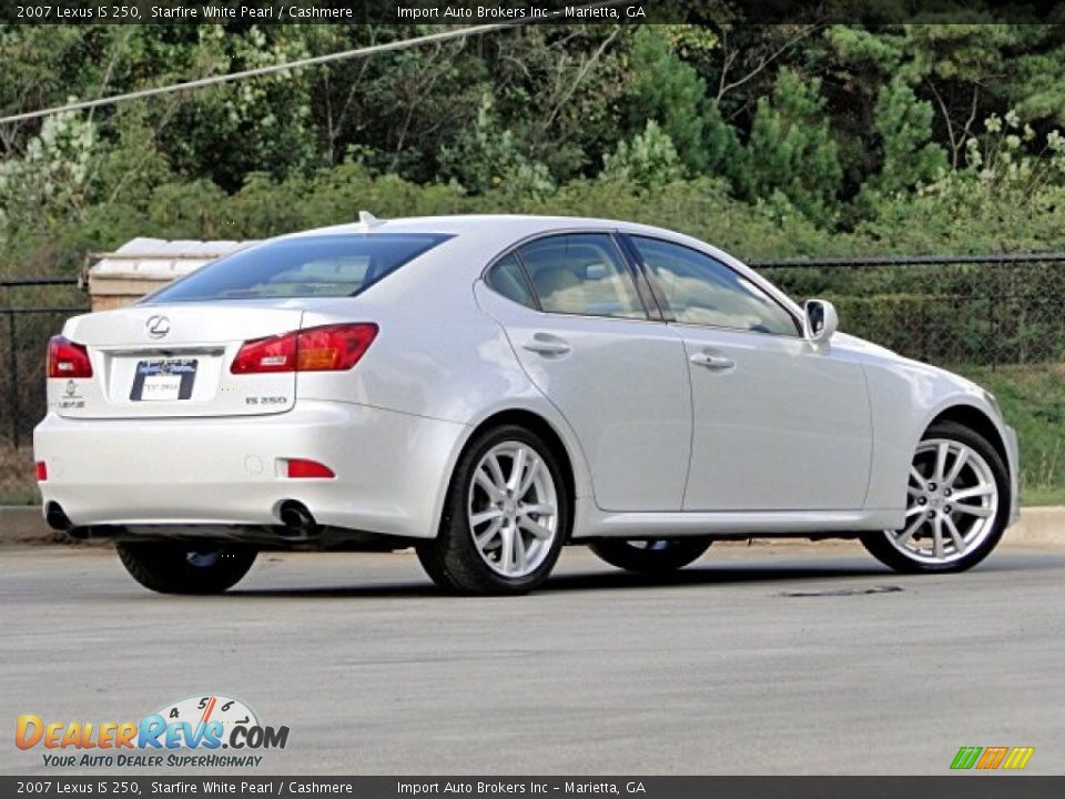 2007 Lexus IS 250 Starfire White Pearl / Cashmere Photo #2