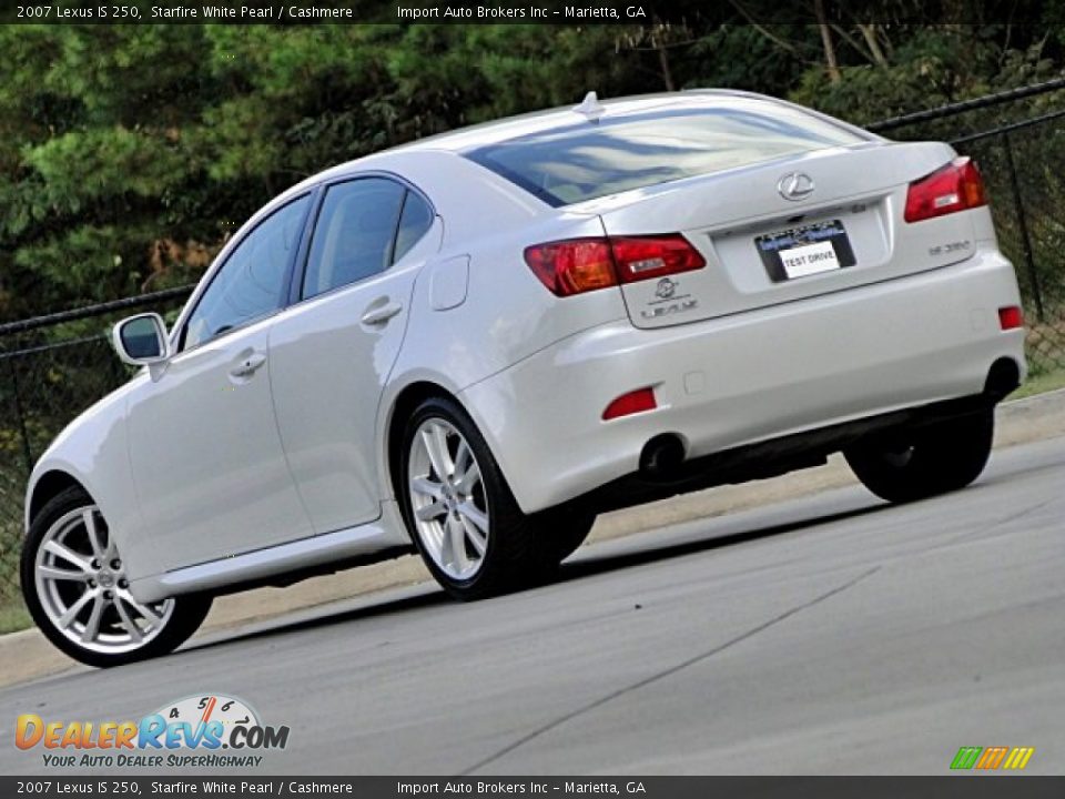 2007 Lexus IS 250 Starfire White Pearl / Cashmere Photo #4