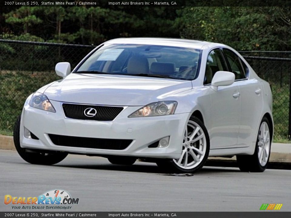 2007 Lexus IS 250 Starfire White Pearl / Cashmere Photo #5