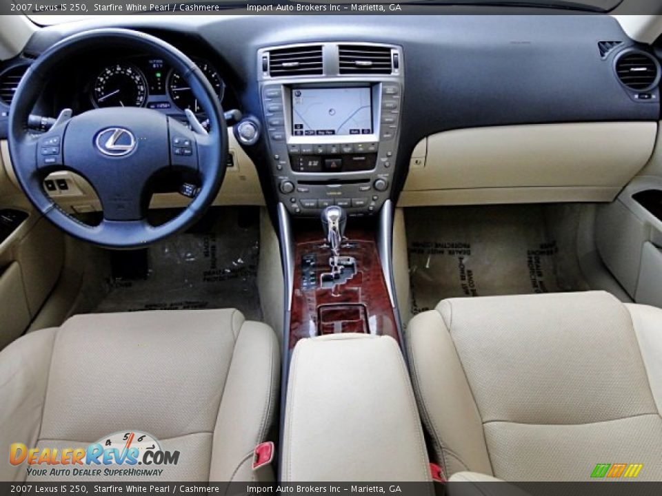 2007 Lexus IS 250 Starfire White Pearl / Cashmere Photo #6