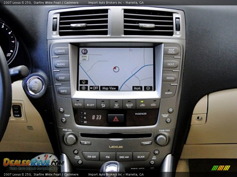 2007 Lexus IS 250 Starfire White Pearl / Cashmere Photo #7