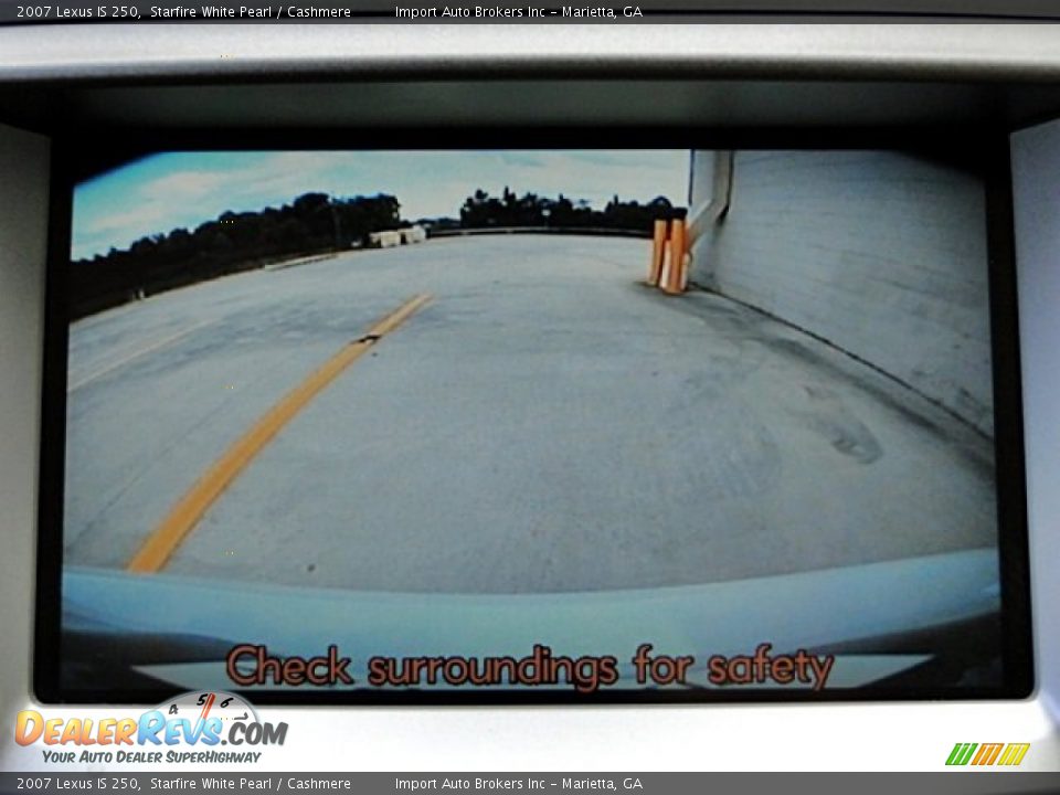 2007 Lexus IS 250 Starfire White Pearl / Cashmere Photo #8