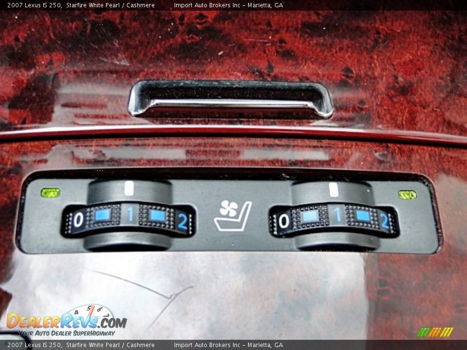 2007 Lexus IS 250 Starfire White Pearl / Cashmere Photo #10