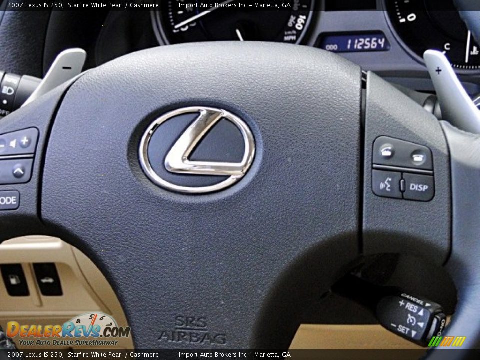 2007 Lexus IS 250 Starfire White Pearl / Cashmere Photo #11