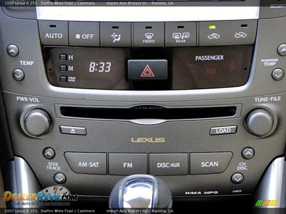 Controls of 2007 Lexus IS 250 Photo #12