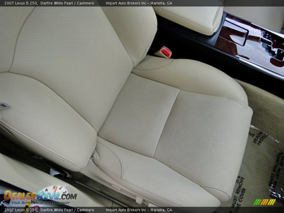 2007 Lexus IS 250 Starfire White Pearl / Cashmere Photo #14