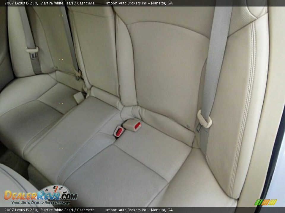 2007 Lexus IS 250 Starfire White Pearl / Cashmere Photo #15