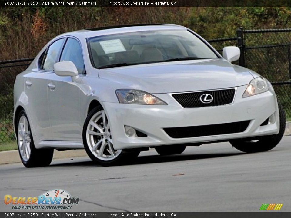 2007 Lexus IS 250 Starfire White Pearl / Cashmere Photo #18