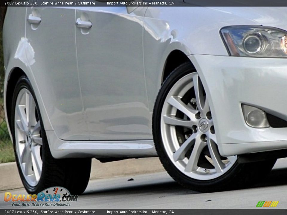 2007 Lexus IS 250 Starfire White Pearl / Cashmere Photo #19