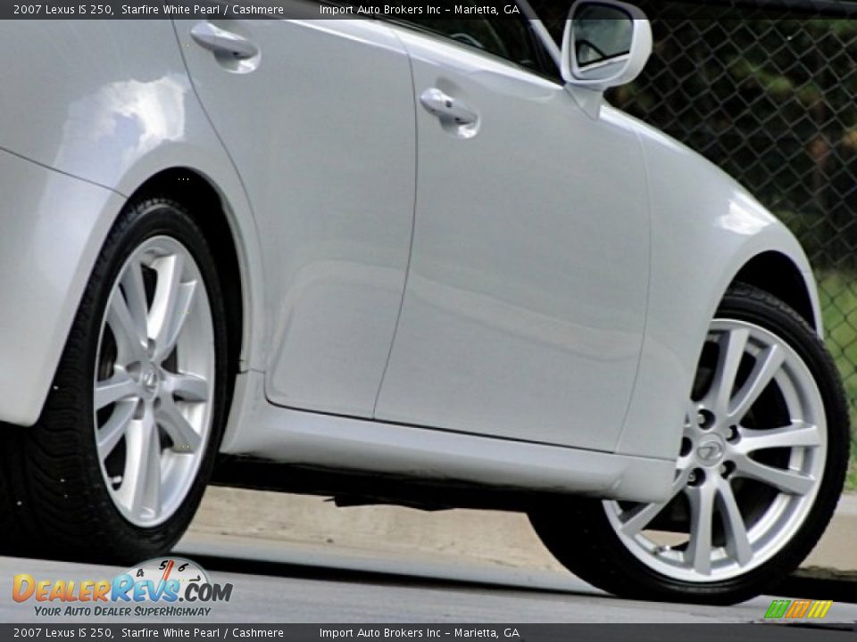 2007 Lexus IS 250 Starfire White Pearl / Cashmere Photo #20