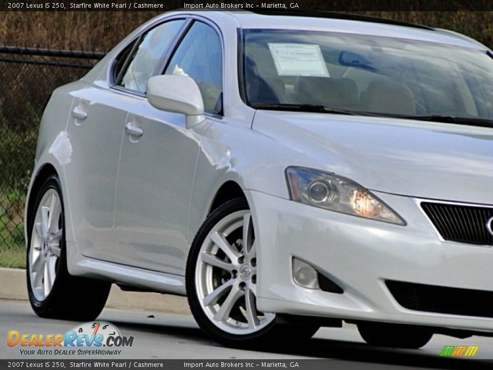 2007 Lexus IS 250 Starfire White Pearl / Cashmere Photo #22