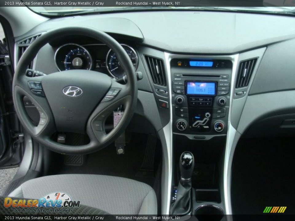 2013 Hyundai Sonata GLS Harbor Gray Metallic / Gray Photo #11