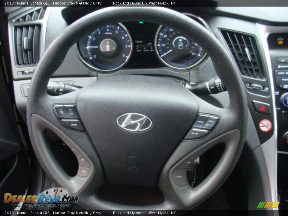 2013 Hyundai Sonata GLS Harbor Gray Metallic / Gray Photo #13