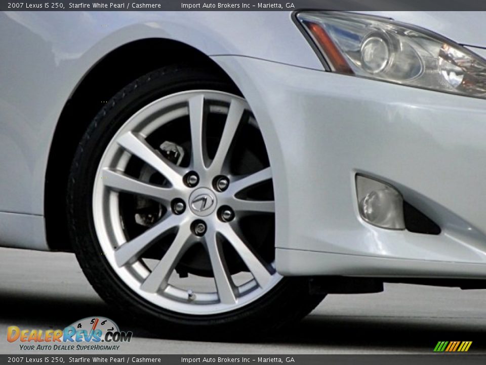 2007 Lexus IS 250 Starfire White Pearl / Cashmere Photo #26
