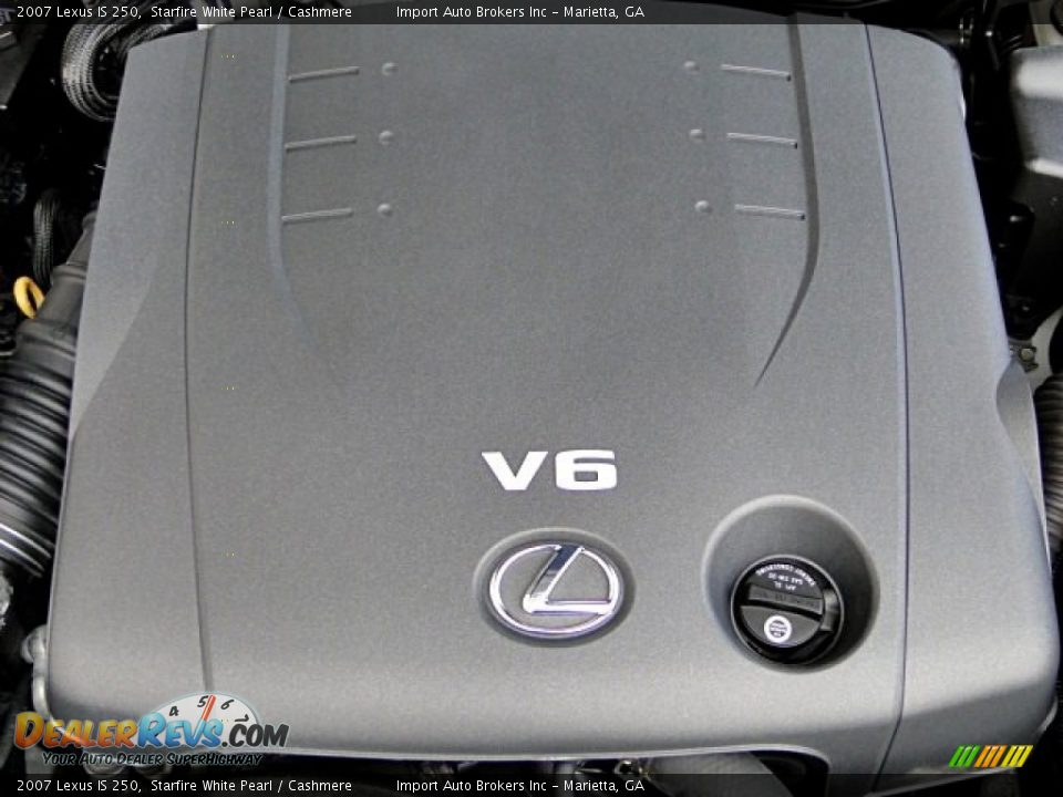 2007 Lexus IS 250 Starfire White Pearl / Cashmere Photo #28