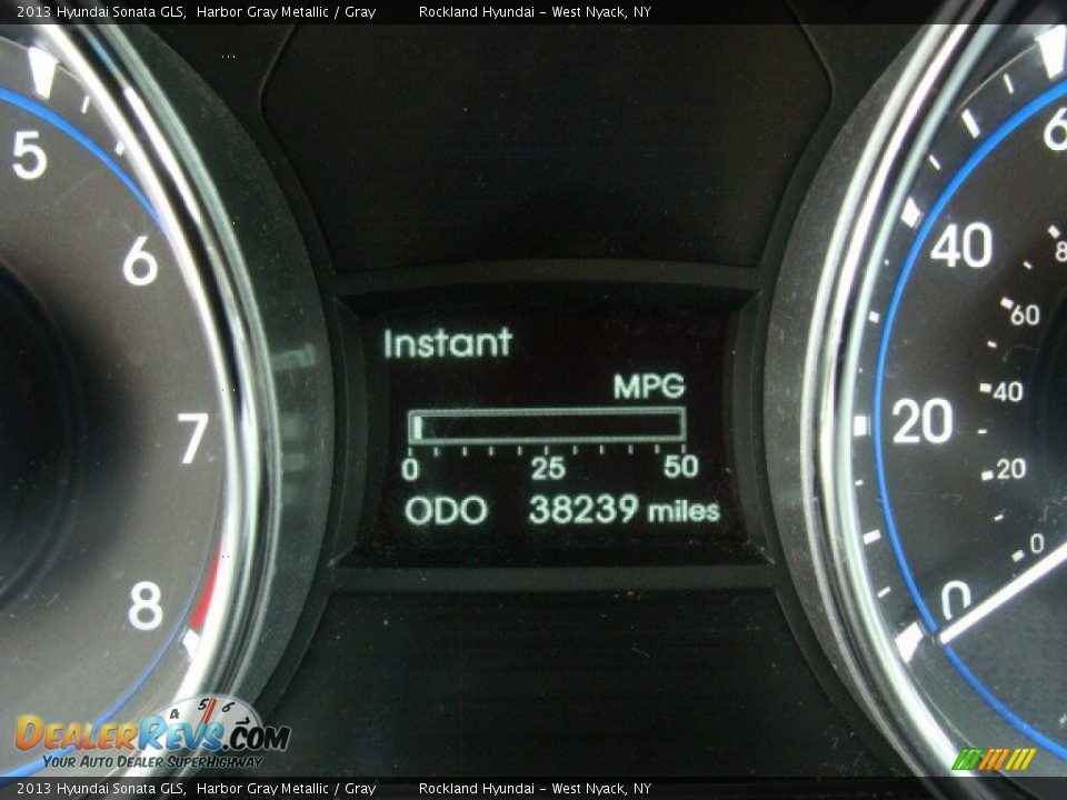 2013 Hyundai Sonata GLS Harbor Gray Metallic / Gray Photo #17