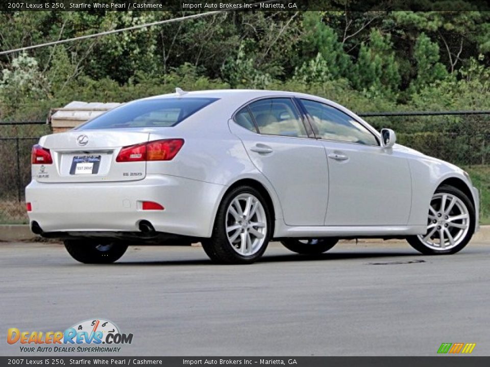 2007 Lexus IS 250 Starfire White Pearl / Cashmere Photo #32