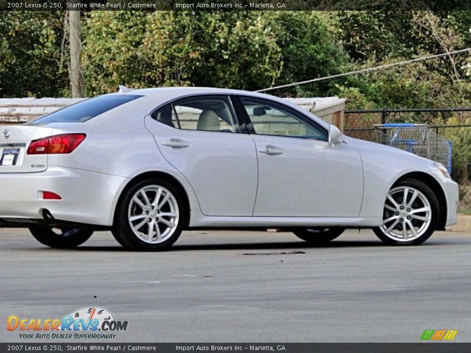 2007 Lexus IS 250 Starfire White Pearl / Cashmere Photo #33