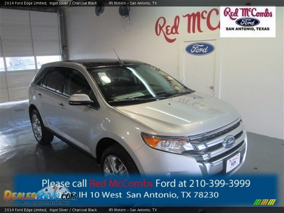 2014 Ford Edge Limited Ingot Silver / Charcoal Black Photo #1