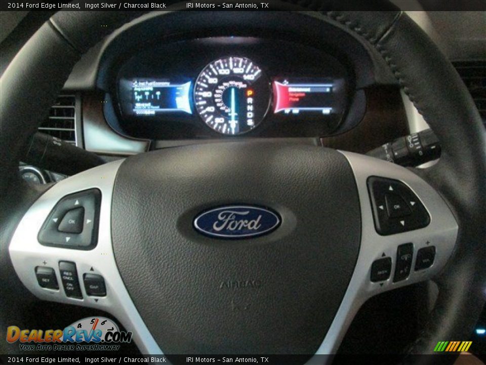 2014 Ford Edge Limited Ingot Silver / Charcoal Black Photo #24