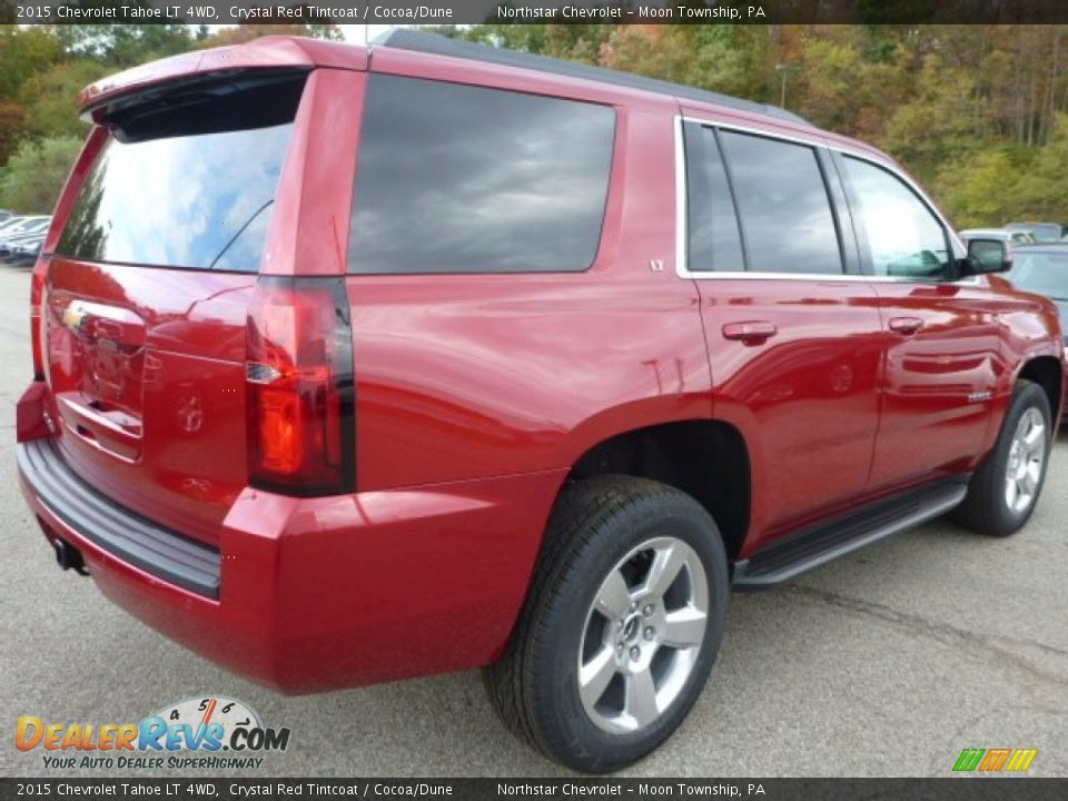 2015 Chevrolet Tahoe LT 4WD Crystal Red Tintcoat / Cocoa/Dune Photo #5