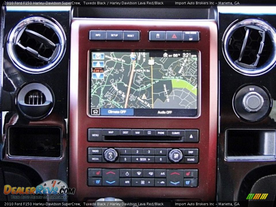 2010 Ford F150 Harley-Davidson SuperCrew Tuxedo Black / Harley Davidson Lava Red/Black Photo #5