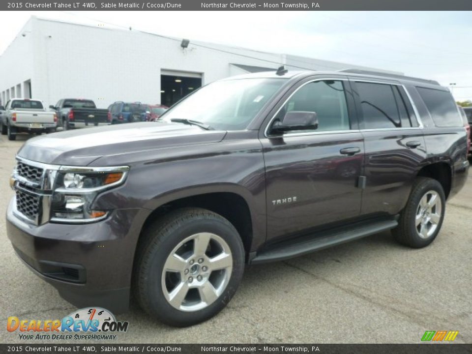 2015 Chevrolet Tahoe LT 4WD Sable Metallic / Cocoa/Dune Photo #1