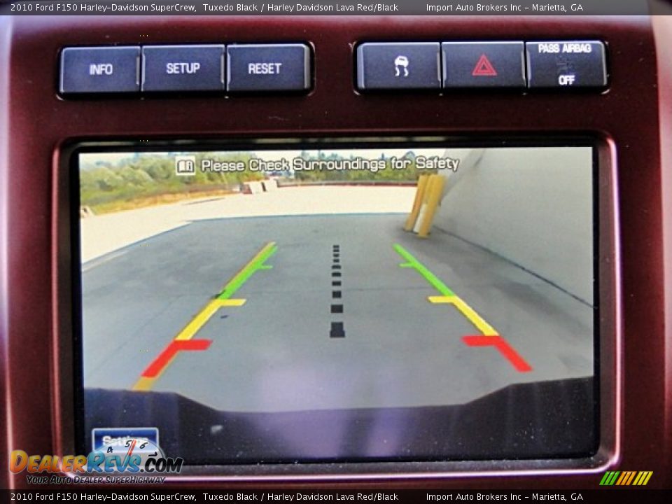 2010 Ford F150 Harley-Davidson SuperCrew Tuxedo Black / Harley Davidson Lava Red/Black Photo #17