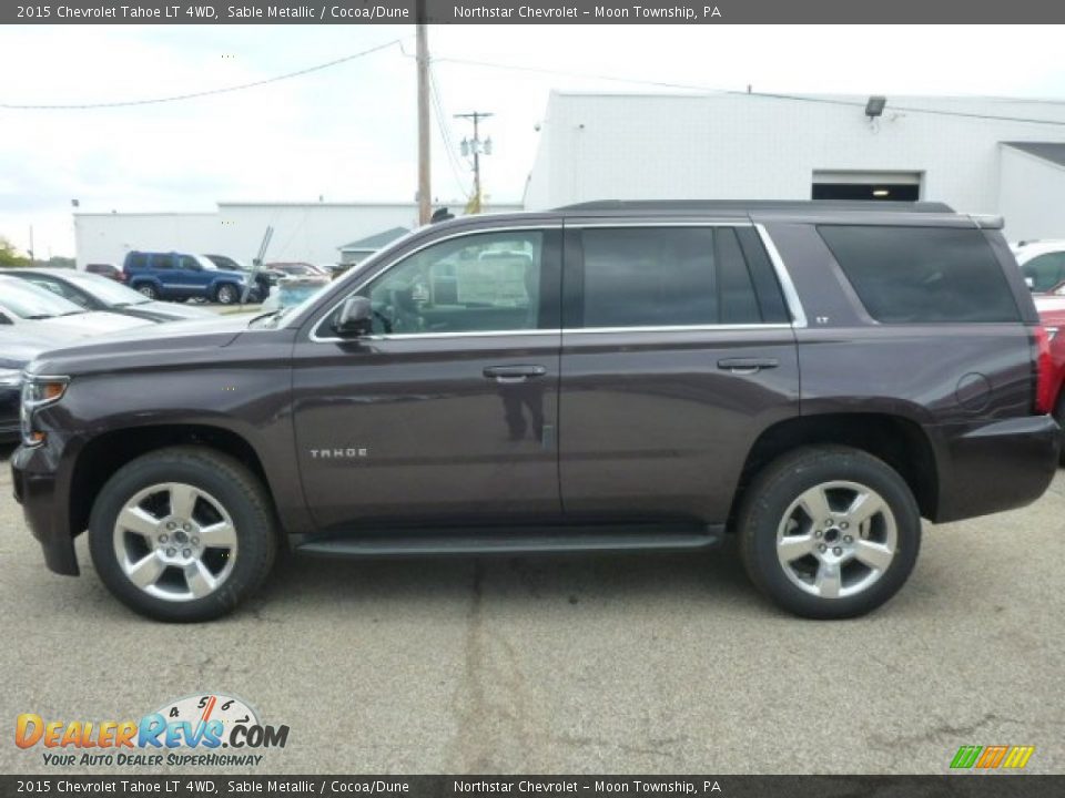 2015 Chevrolet Tahoe LT 4WD Sable Metallic / Cocoa/Dune Photo #2