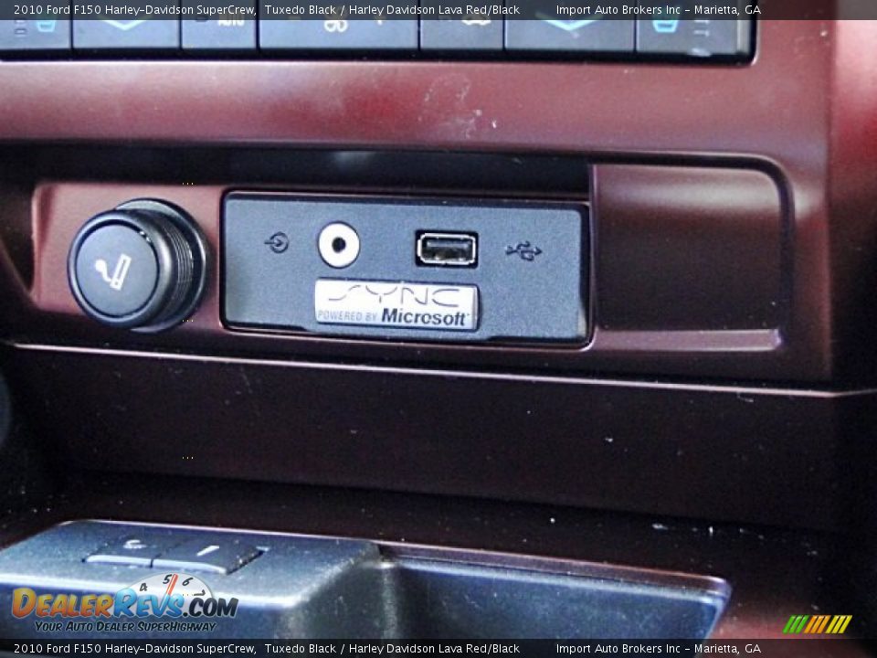 2010 Ford F150 Harley-Davidson SuperCrew Tuxedo Black / Harley Davidson Lava Red/Black Photo #19