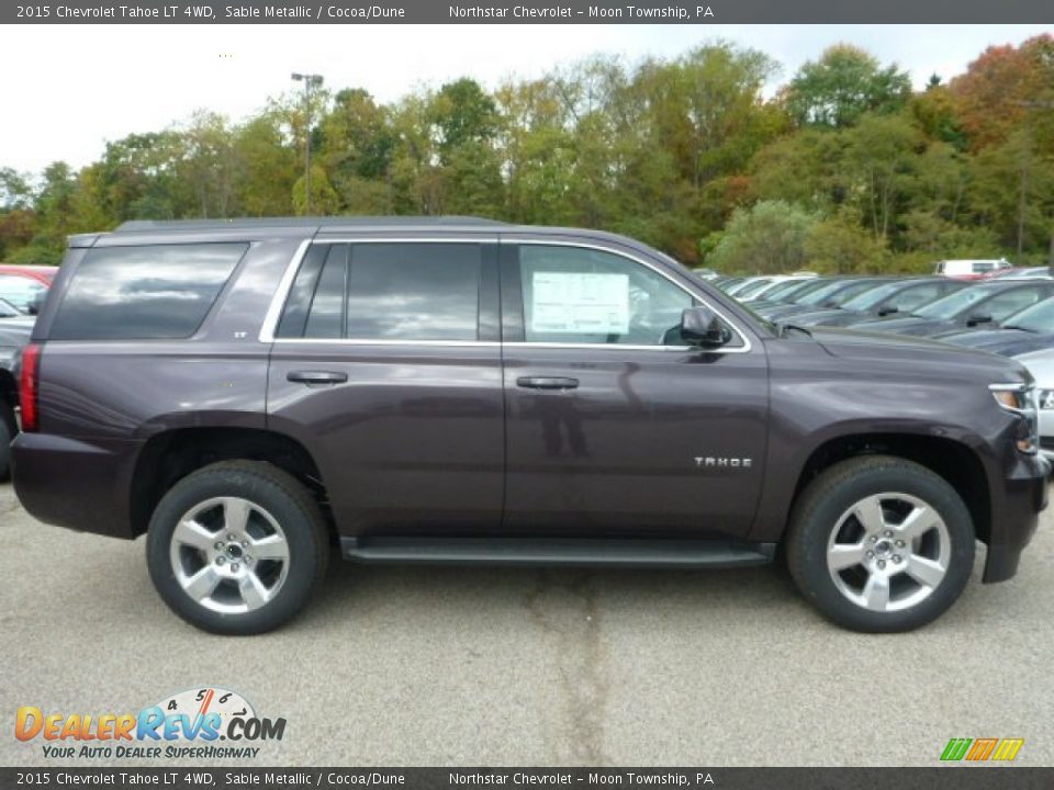 2015 Chevrolet Tahoe LT 4WD Sable Metallic / Cocoa/Dune Photo #6