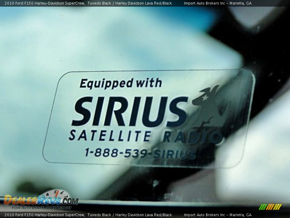 2010 Ford F150 Harley-Davidson SuperCrew Tuxedo Black / Harley Davidson Lava Red/Black Photo #23