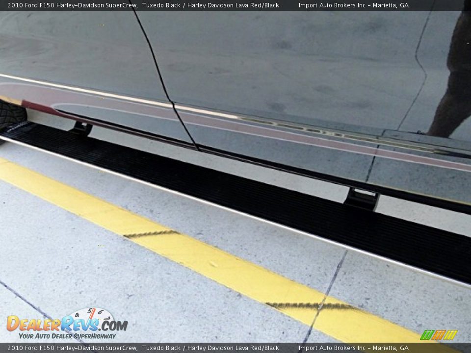 2010 Ford F150 Harley-Davidson SuperCrew Tuxedo Black / Harley Davidson Lava Red/Black Photo #27