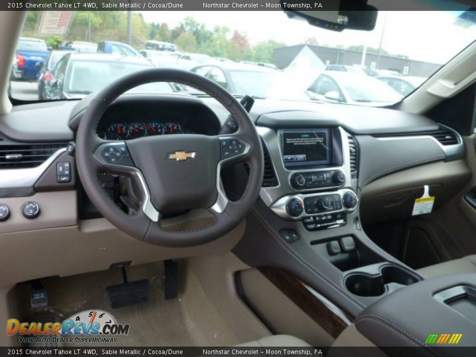 Cocoa/Dune Interior - 2015 Chevrolet Tahoe LT 4WD Photo #13