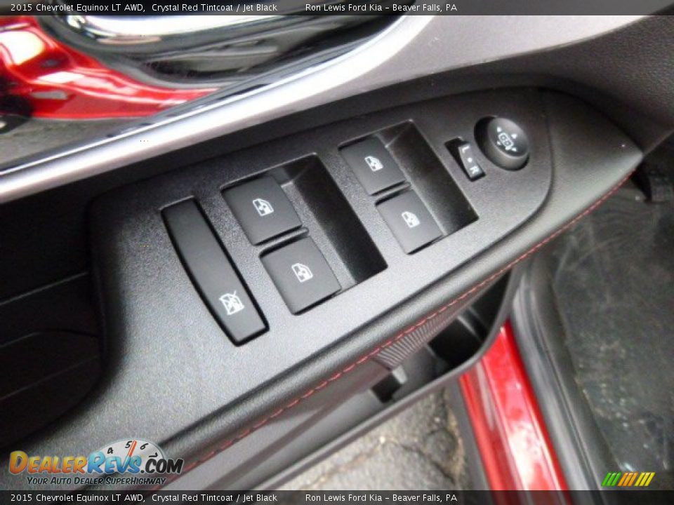 2015 Chevrolet Equinox LT AWD Crystal Red Tintcoat / Jet Black Photo #13