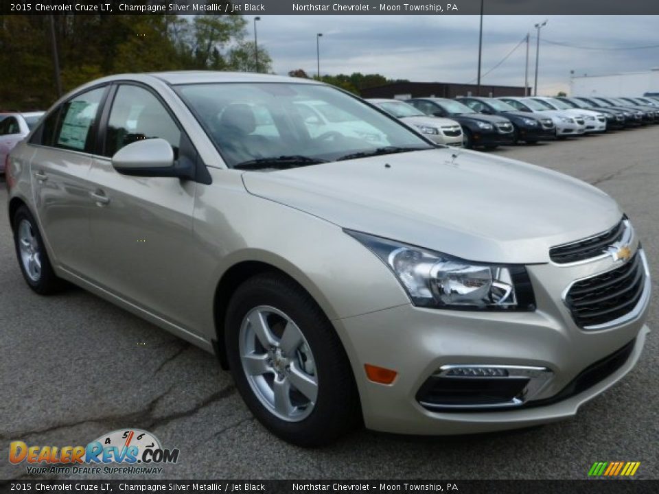 2015 Chevrolet Cruze LT Champagne Silver Metallic / Jet Black Photo #7