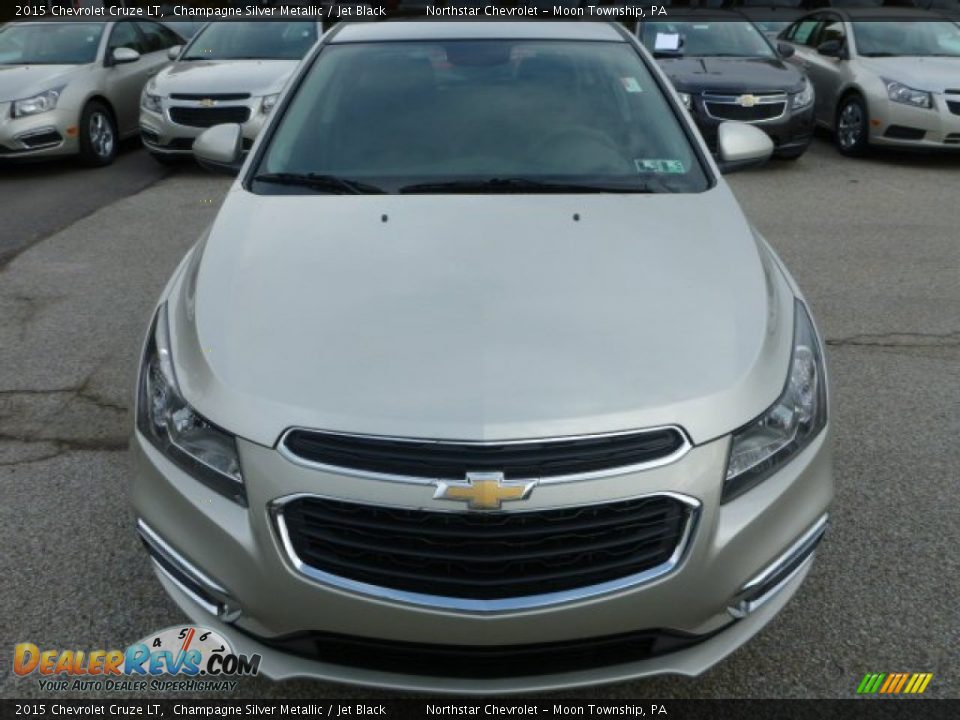 2015 Chevrolet Cruze LT Champagne Silver Metallic / Jet Black Photo #8