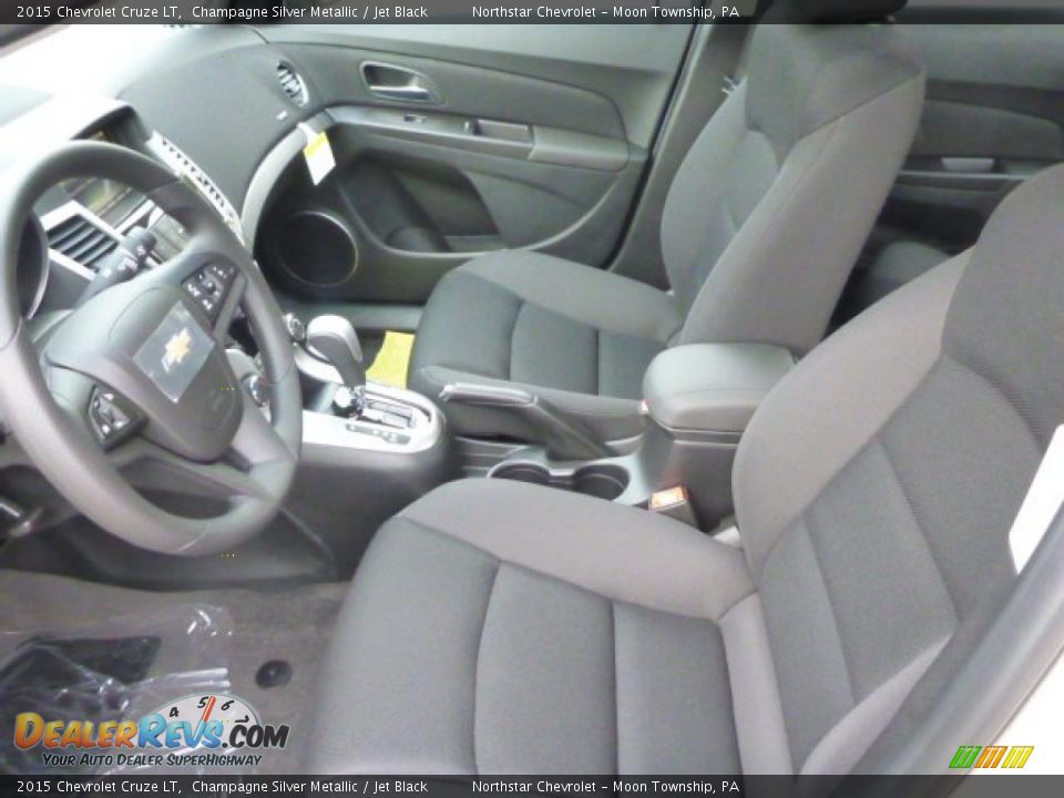 2015 Chevrolet Cruze LT Champagne Silver Metallic / Jet Black Photo #10