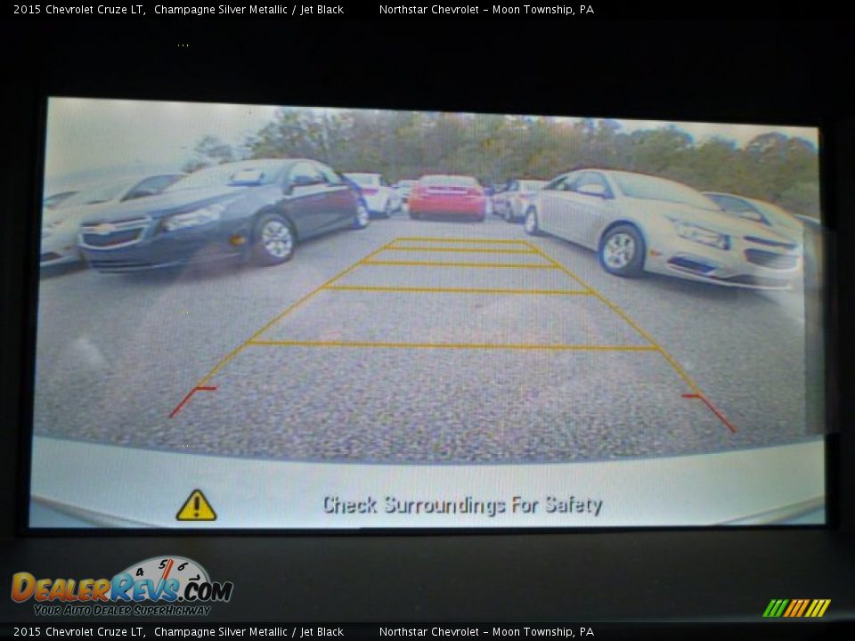 2015 Chevrolet Cruze LT Champagne Silver Metallic / Jet Black Photo #17