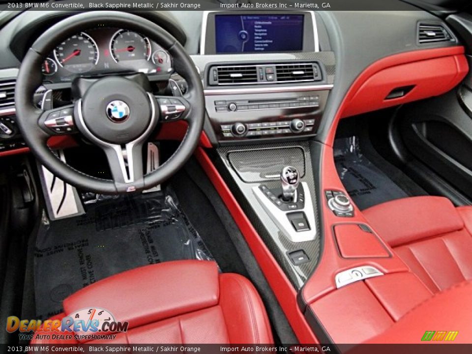 Sakhir Orange Interior - 2013 BMW M6 Convertible Photo #6