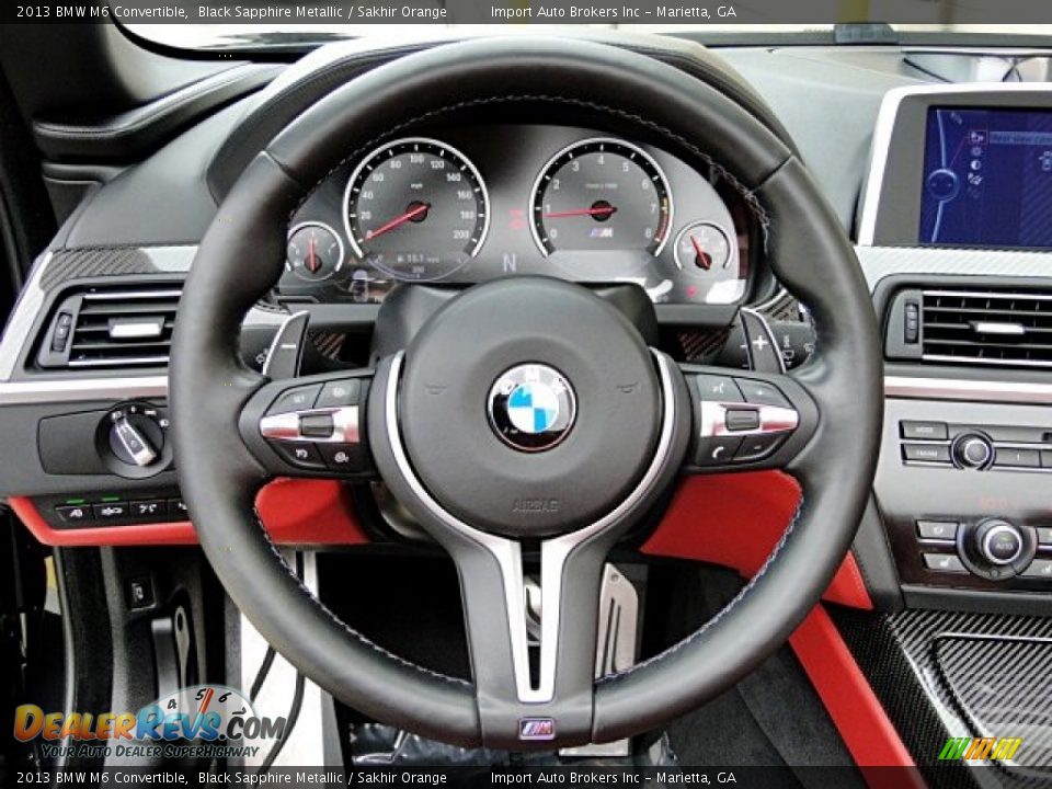 2013 BMW M6 Convertible Steering Wheel Photo #12
