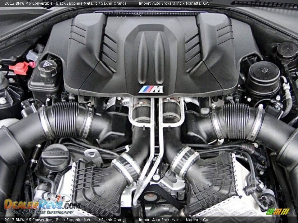 2013 BMW M6 Convertible 4.4 Liter DI M TwinPower Turbocharged DOHC 32-Valve VVT V8 Engine Photo #14