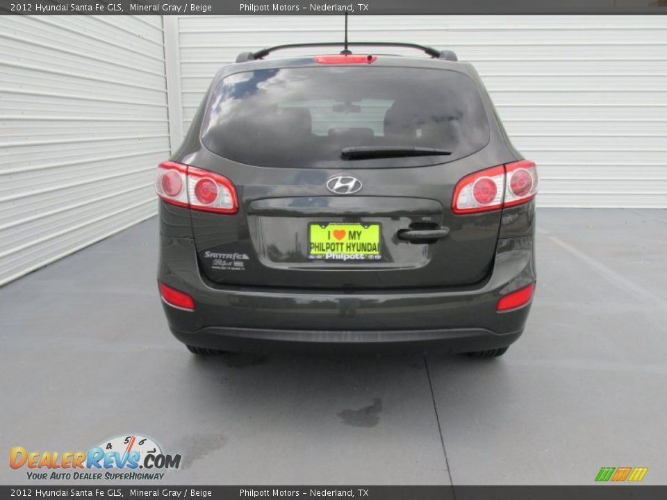 2012 Hyundai Santa Fe GLS Mineral Gray / Beige Photo #10