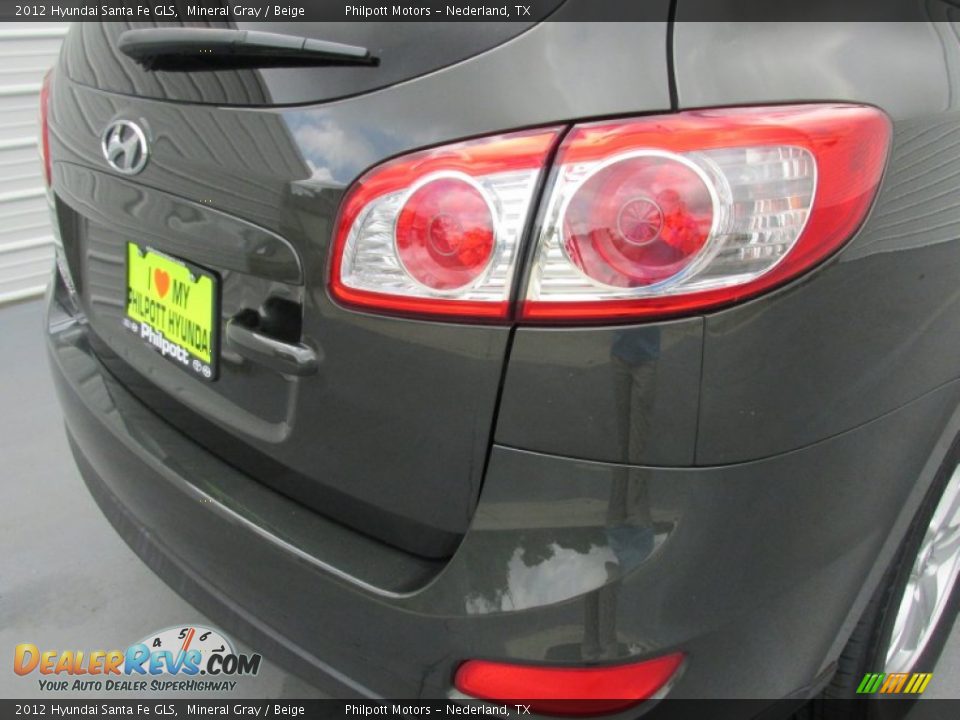 2012 Hyundai Santa Fe GLS Mineral Gray / Beige Photo #12
