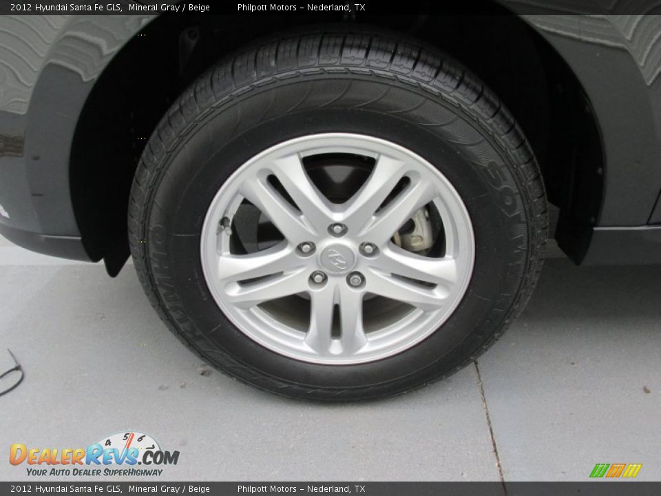 2012 Hyundai Santa Fe GLS Mineral Gray / Beige Photo #17