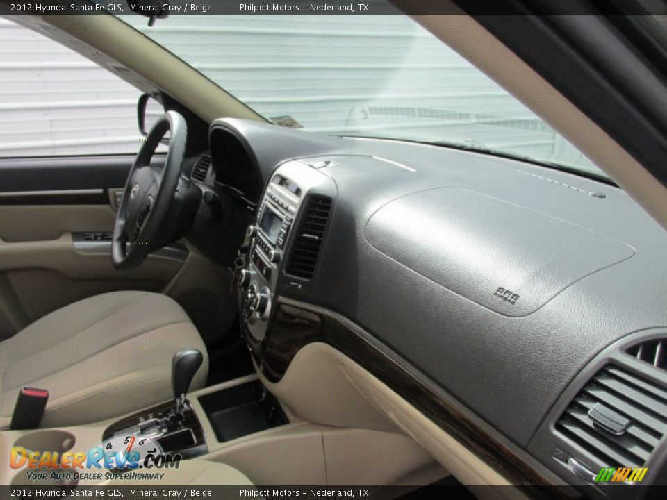 2012 Hyundai Santa Fe GLS Mineral Gray / Beige Photo #23