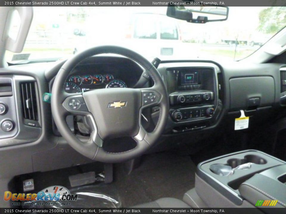 2015 Chevrolet Silverado 2500HD LT Crew Cab 4x4 Summit White / Jet Black Photo #12